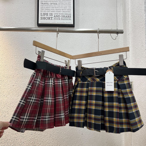 Plaid Mini Skirt